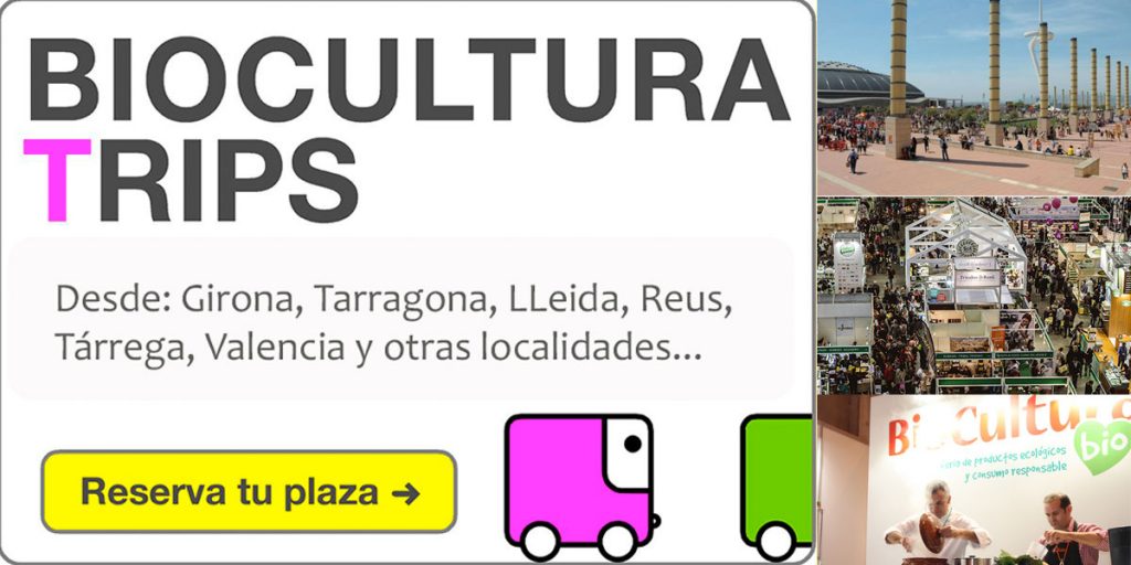 Biocultura Barcelona 2017 Local Terminal bus sharing bus compartido