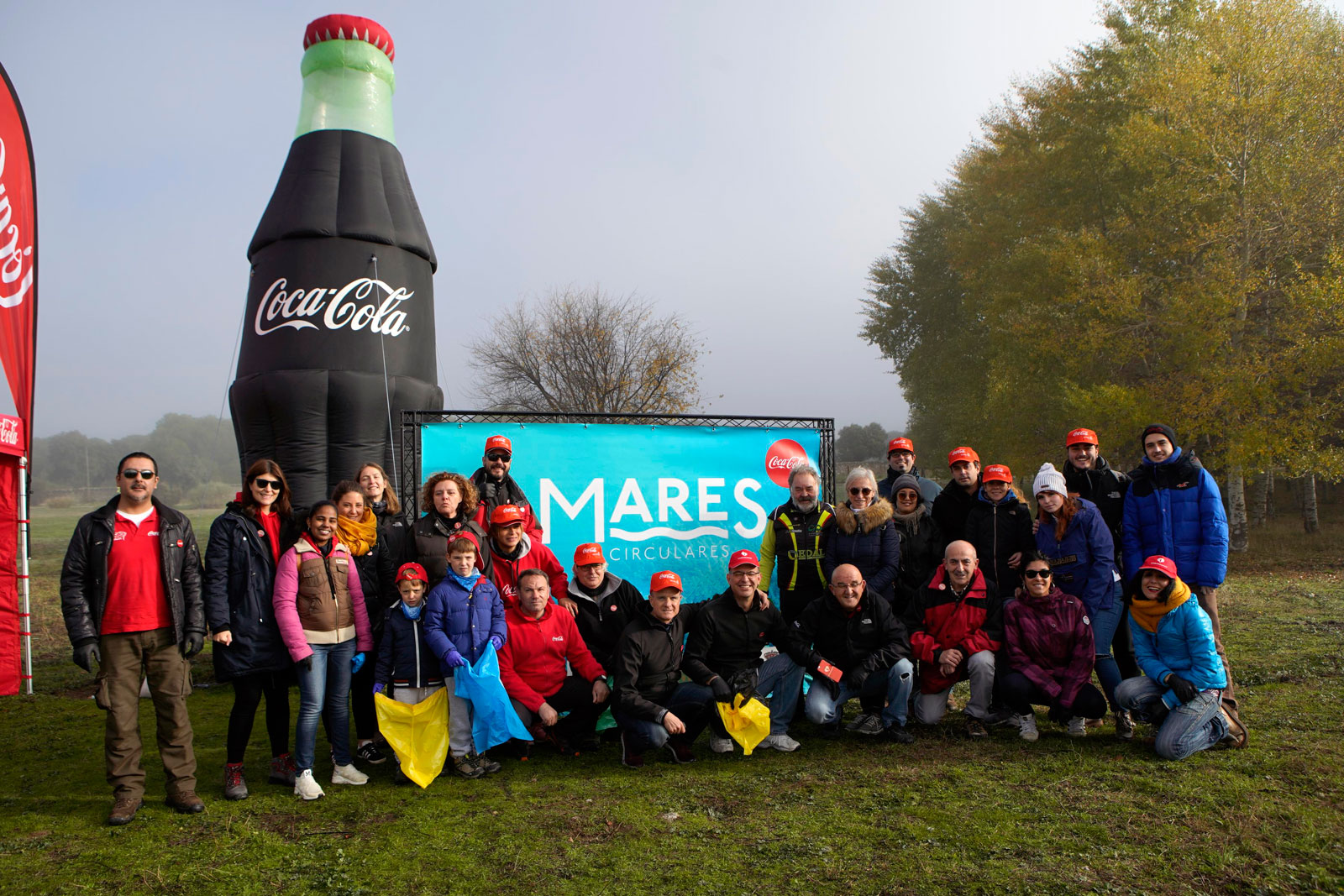 Mares Circulares Valmayor recogida plásticos Coca-Cola