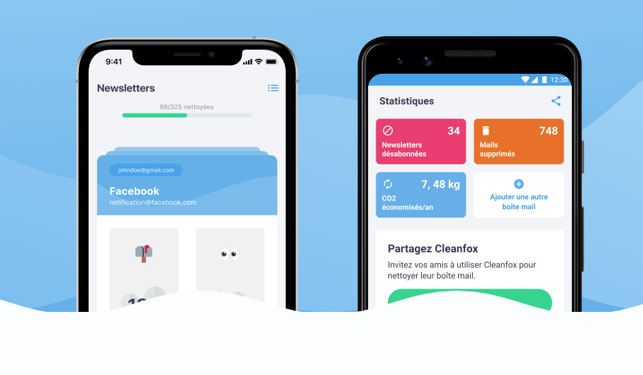 contaminación. Cómo eliminar correo electronico cleanfox