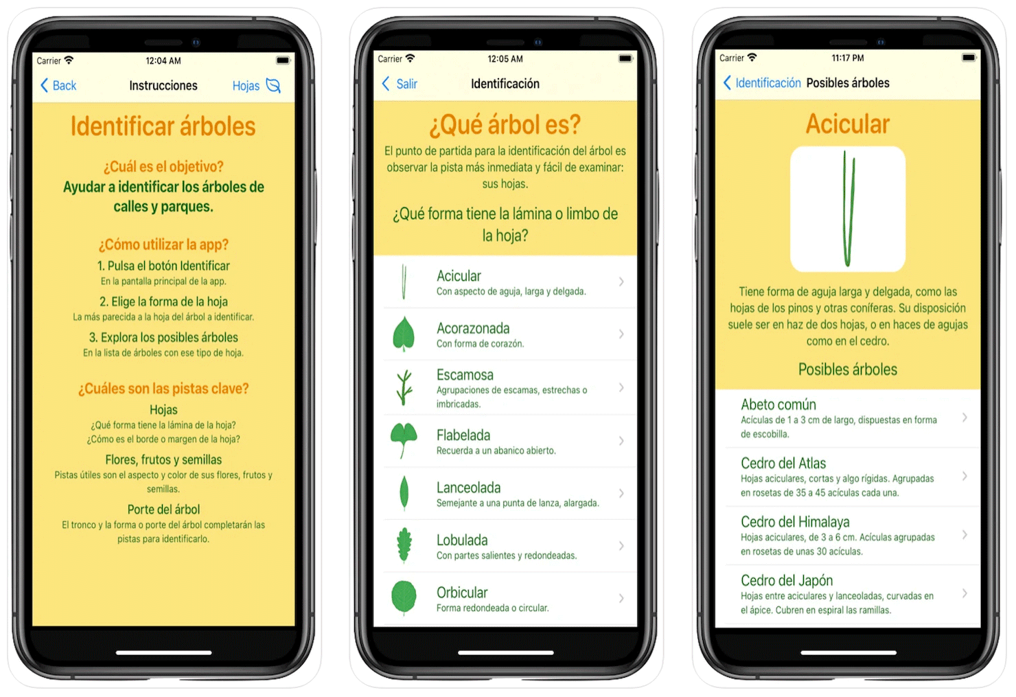 app y libro electronico qué arbol es