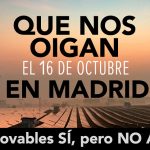 Aliente manifestación Madrid transición energética