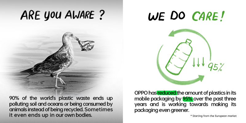 OPPO reducción de plasticos