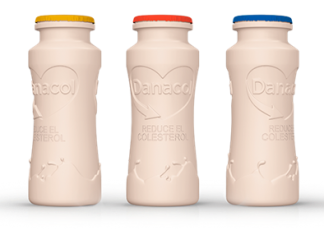 botellas sin etiquetas de plástico Danacol