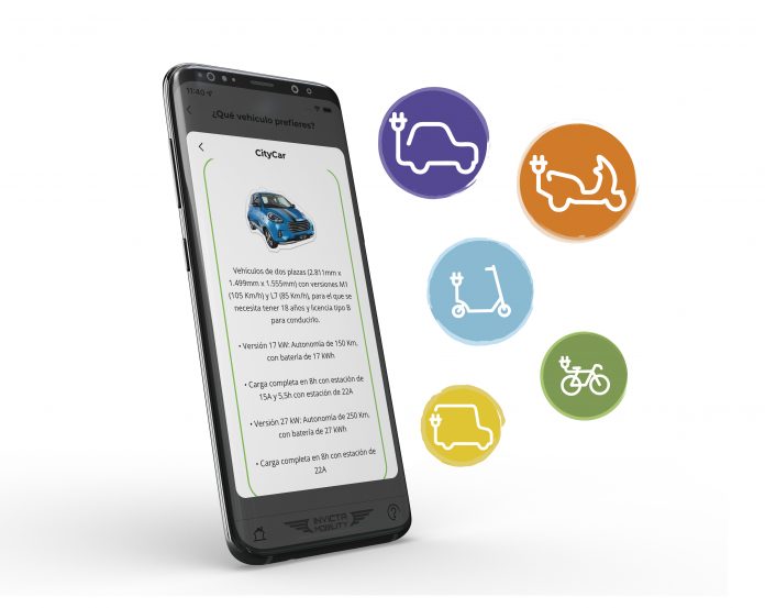 App Invicta Mobility Iconos