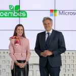 Reunión entre la CEO de Ecoembes y presidente de Microsoft