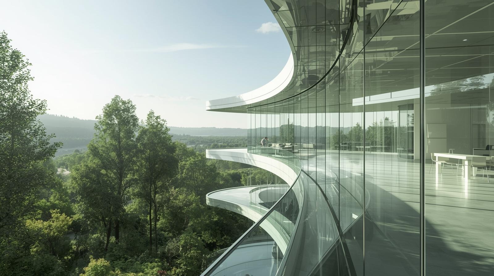 Arquitectura con vidrio sostenible