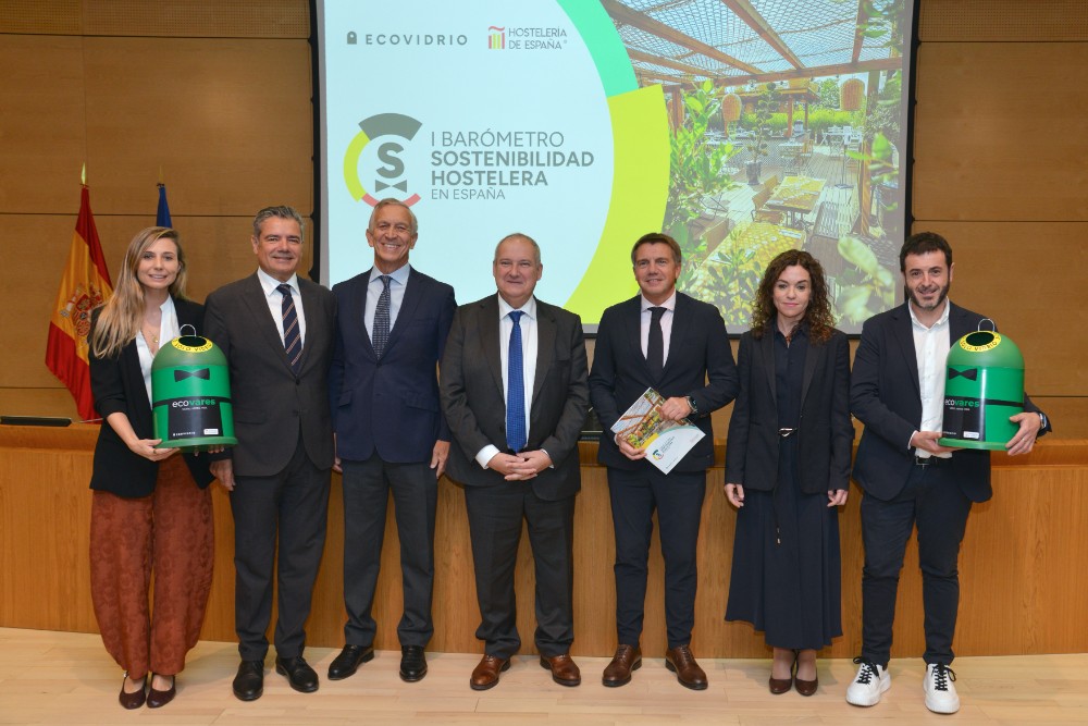 I Barómetro de la Sostenibilidad Hostelera realizado por Ecovidrio y Hostelería de España - Imagen Ecovidrio