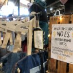 Interior de la caravana de costura sostenible de Planeta Dots