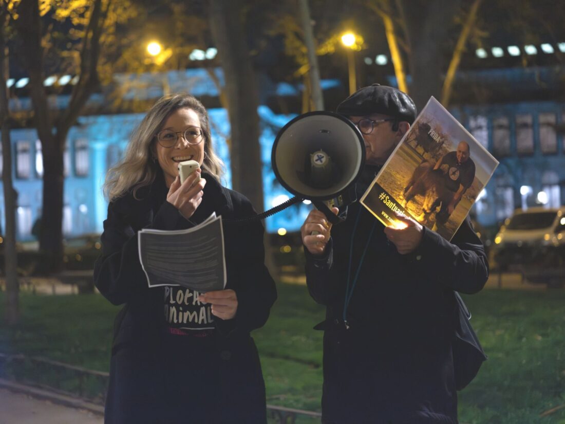 Campaña #SantuariosNoSonGranjas de los Santuarios de animales