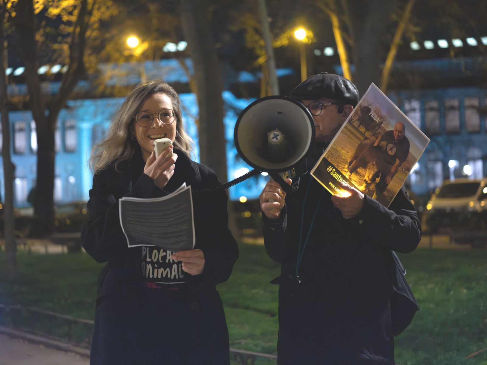 Campaña #SantuariosNoSonGranjas de los Santuarios de animales