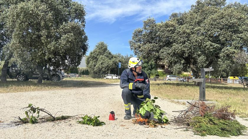 Bombero_incendio de arizónica_Foto de la Comunidad de Madrid
