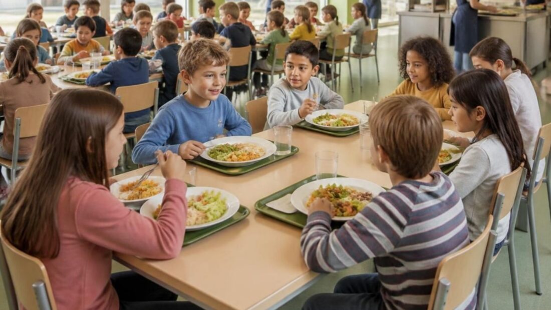 desperdicio alimentario en comedores escolares